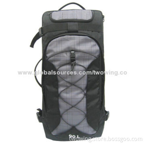 Travel trolley bag with special trolley system, 600D fabric, 90L volumeNew
